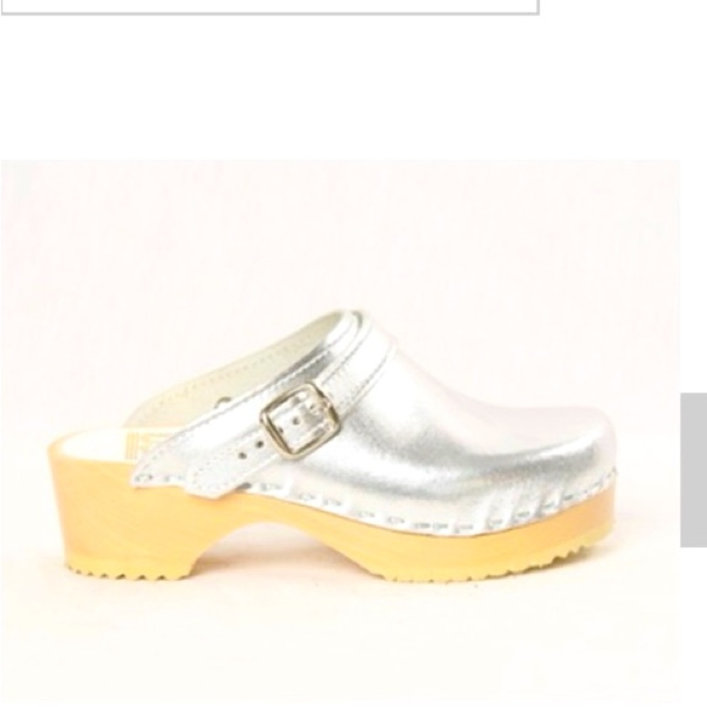 SVEN silver children’s clogs size 10 (27)